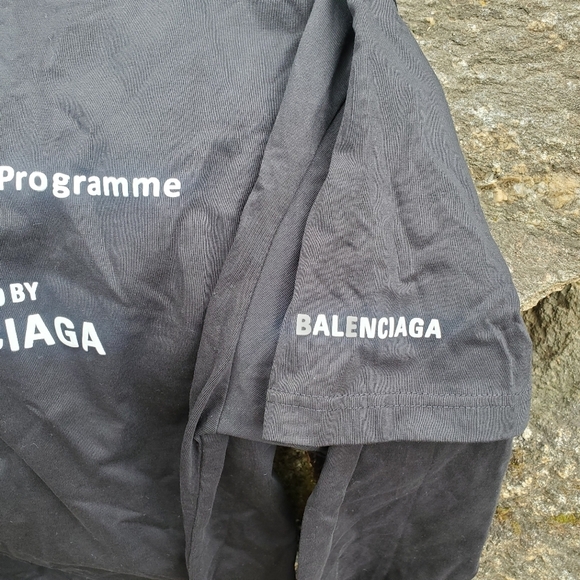 Balenciaga X WFP “World Food Programme” 2 in 1 Double Sleeve Longsleeve Tshirt M - Picture 2 of 7